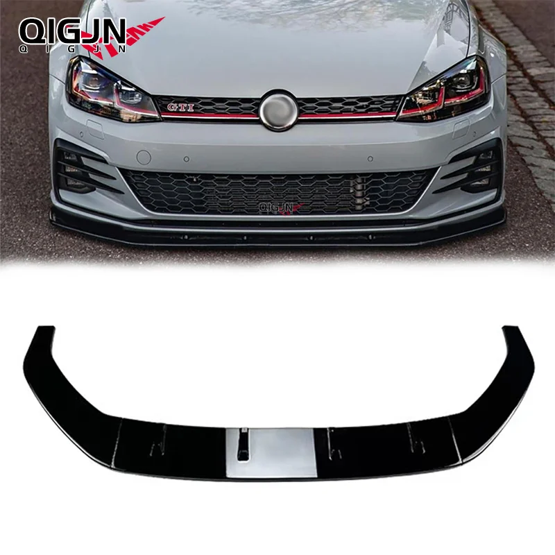 

Для VW Volkswagen Golf MK7 7.5 GTI GTD R Rline 2012-2019: Комплект из 3-х частей в стиле TCR – передний бампер, диффузор, сплиттер, обвес