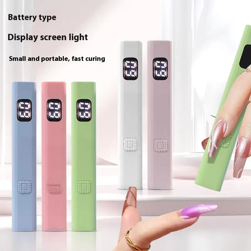 Mini salone di moda e portatile Asciugatrice per unghie USB ad asciugatura rapida Strumenti per fototerapia domestica Lampada per unghie UV professionale a LED