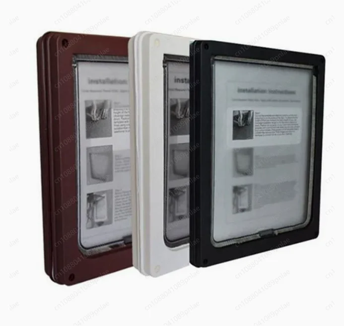 Two-way Exit Pet Door, Cat and Dog Channel Door Leaf, Dog Cage Accessories Plastic Decorative Door