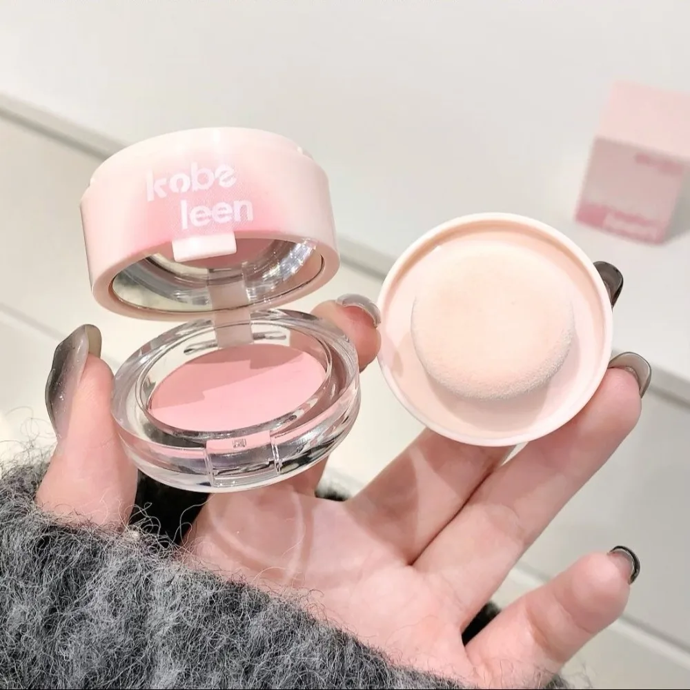 Que no vuela colorete en polvo, ajuste Natural, mate, maquillaje coreano, blanqueamiento, control de aceite, rubor, barro, cosmético Addorable