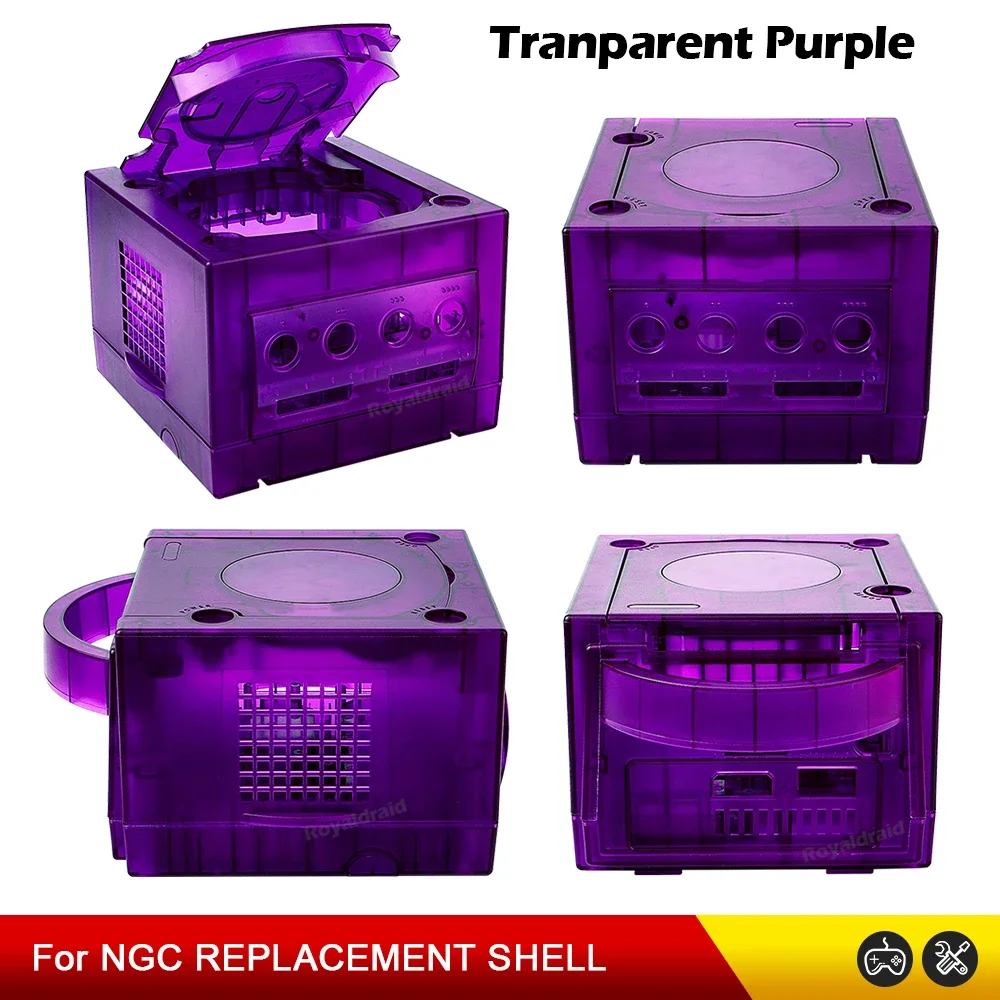Transparent Black Blue Orange Purple Housing Replacement Shell Case For Gamecube NGC DOL-001 and DOL-101 Game Accssories