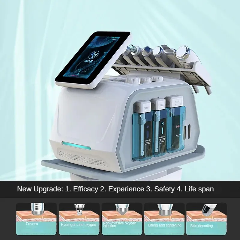 2025 NEW 9 in1 Multifunctional face Oxygen Beauty Machine Small Bubble Beauty Machine for Spa