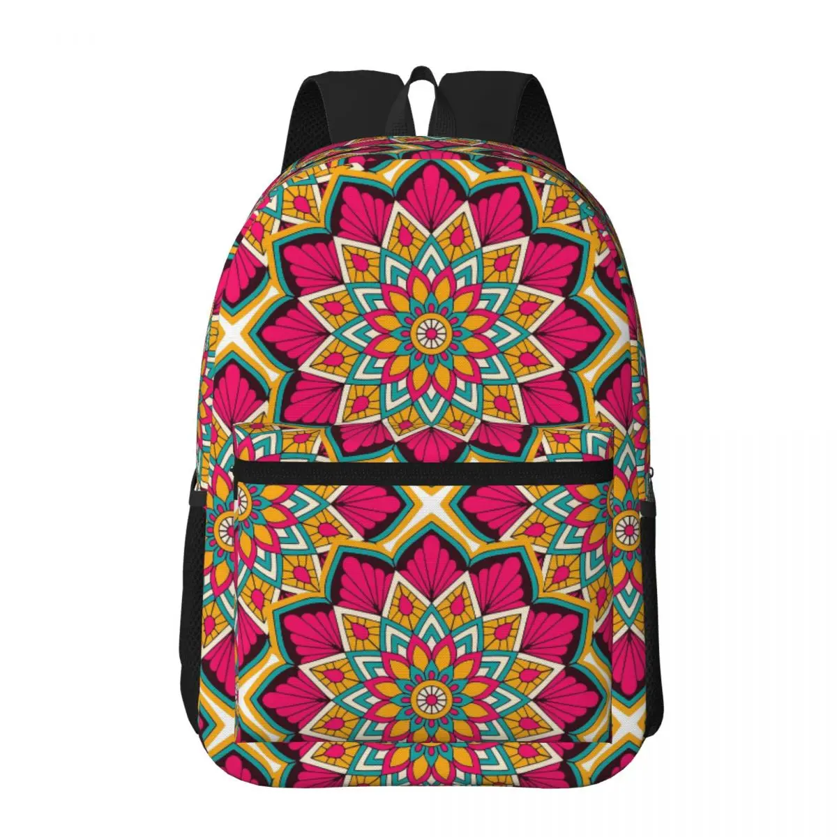 atinfor Mandala Flower Printing Women Backpack Travel Female Laptop Bagpack Student Bookbag School Bag for Teenage Girl Book Bag