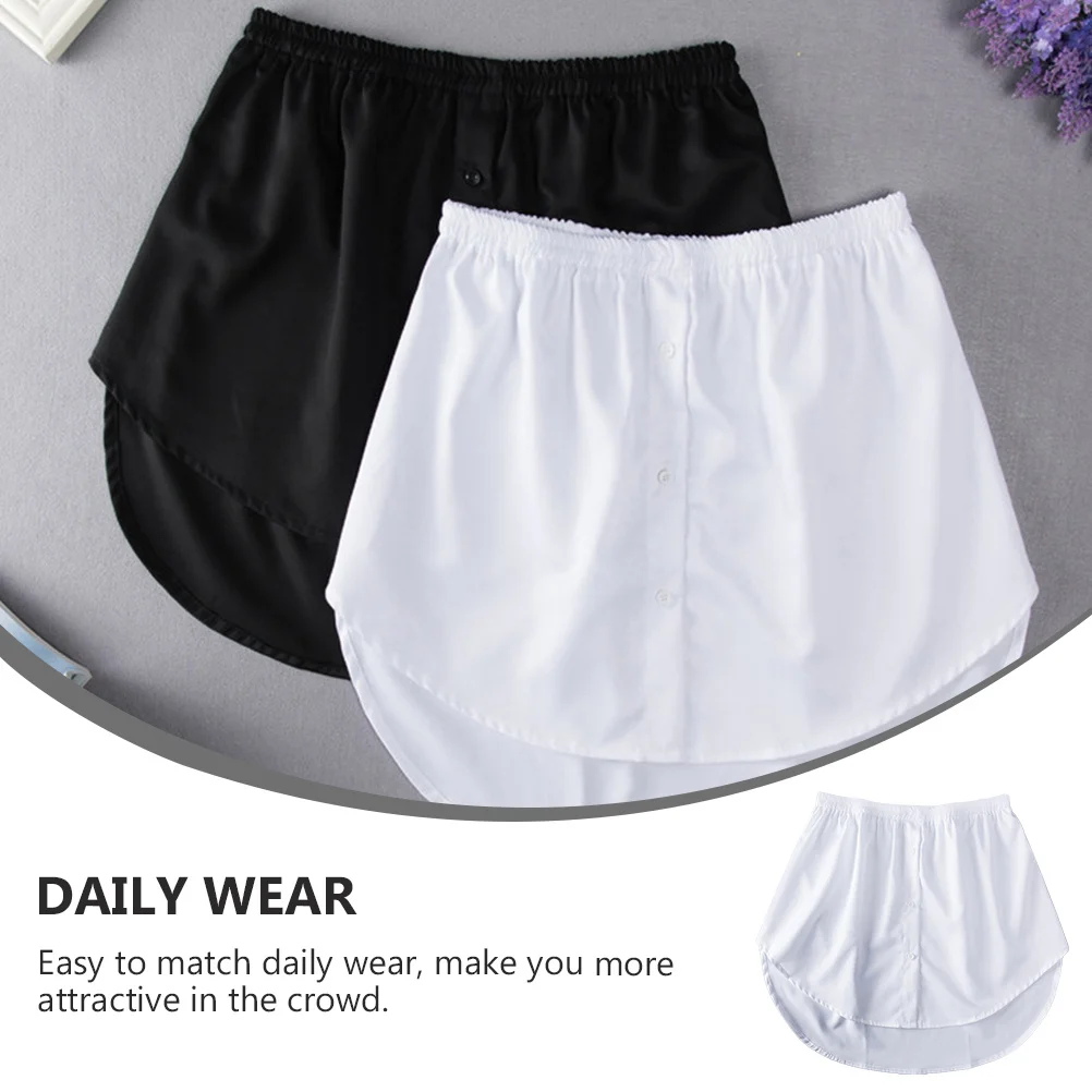 1 قطعة تنورة امرأة وهمية تنحنح موضة عادية قميص تنحنح خفيفة الوزن مريحة وهمية الديكور لسترة بلوزة تي شيرت #6