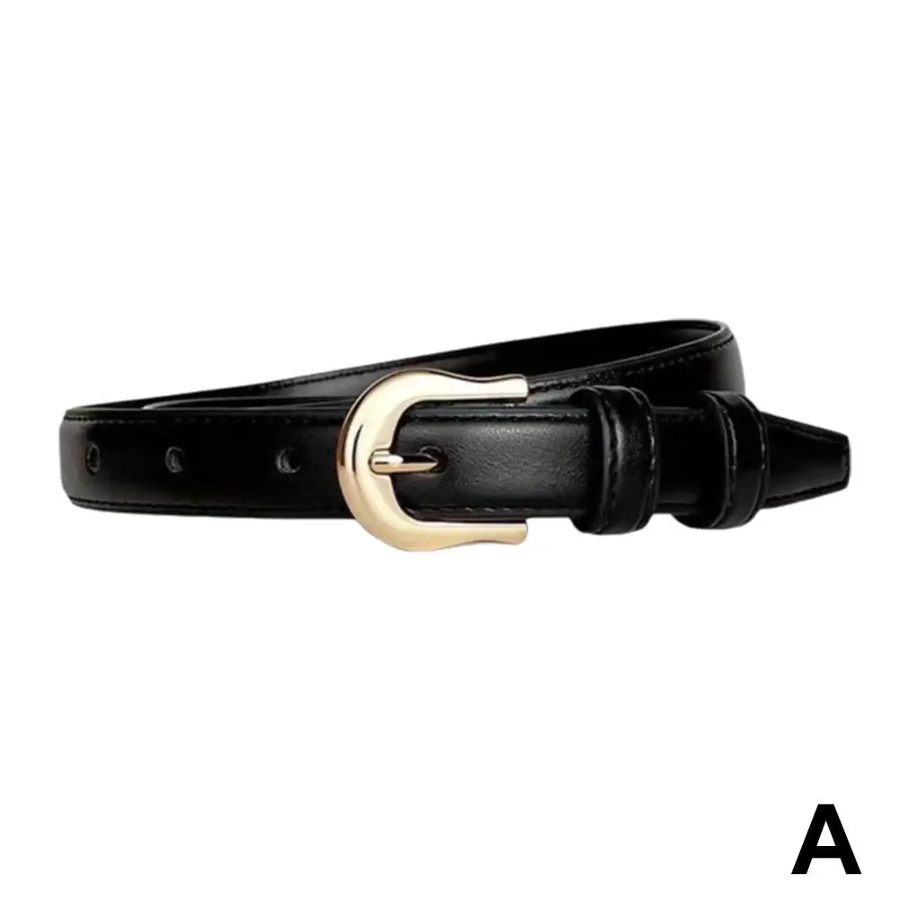 Ceinture Rétro Polyvalente pour Femme, Nouveau Style Foule, Petit Jean, Fermeture, A8W2