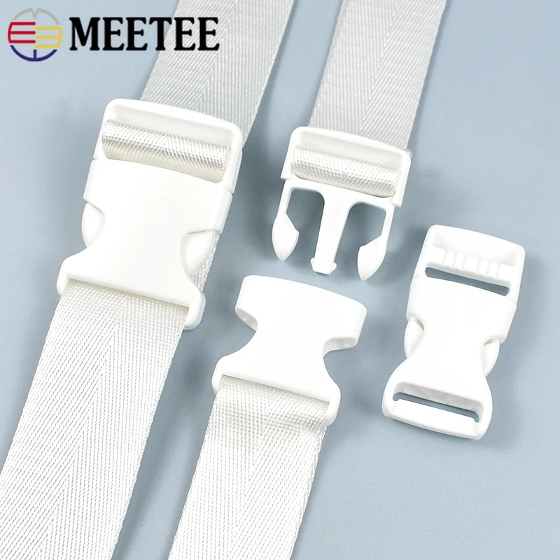 

1-5Sets 20-38mm Dog Collar Plastic Release Buckles Nylon Webbing Strap Backpack Adjust Clasp Bag Fasteners Carabiner Clips Craft