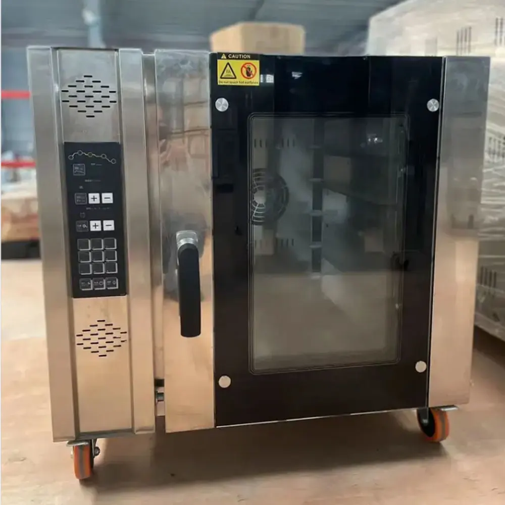 Commercial Convection Oven Electric Gas 5 10 Tray Bakery Baking Equipment Cake Bread Steam Oven Customized