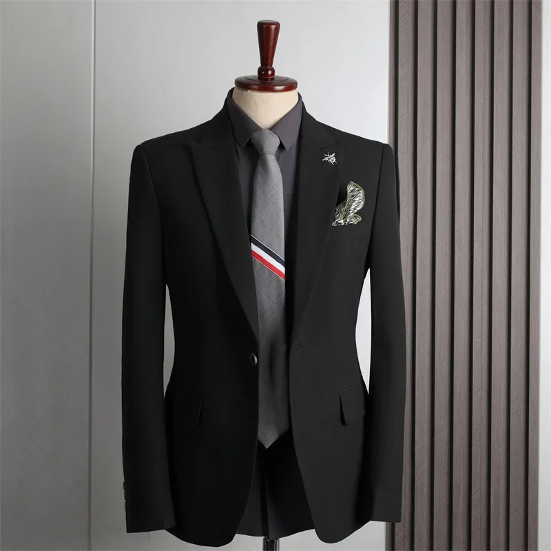 (131) Solid Color Suits for Men, Wedding Groomsmen Suits, Casual Business Suits, Fashionable Suits