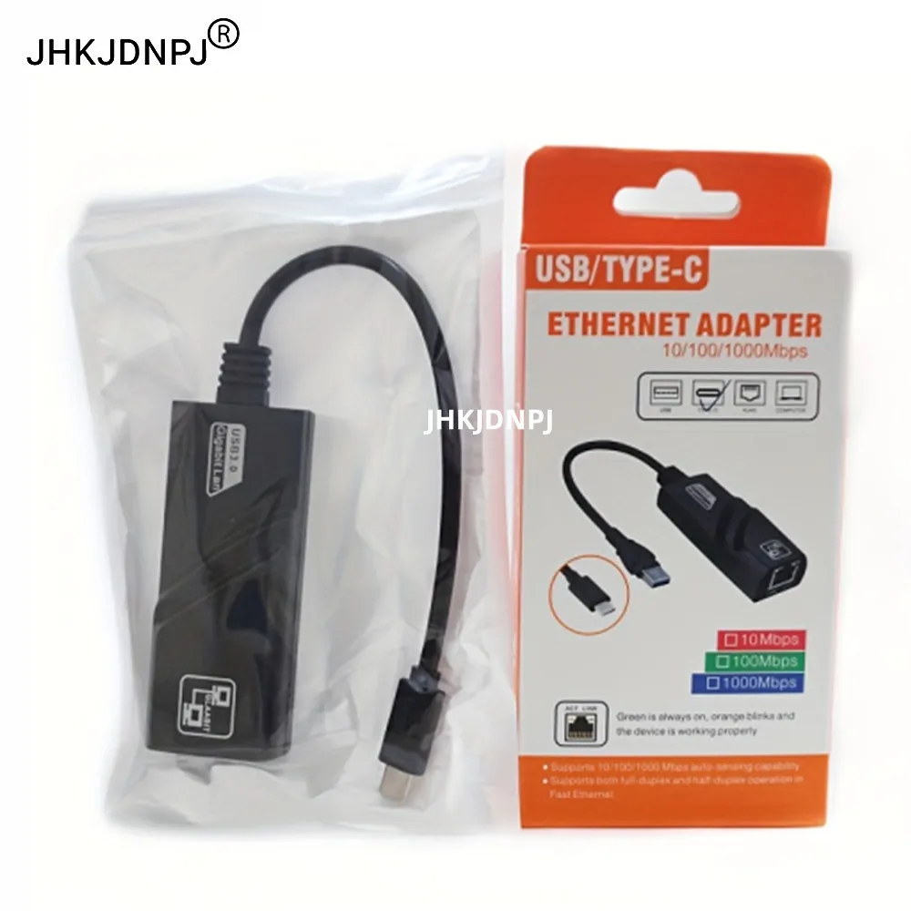 1000Mbps USB 3.0 Wired USB Type-C USB3.1 To Rj45 Lan Ethernet Adapter Network Card