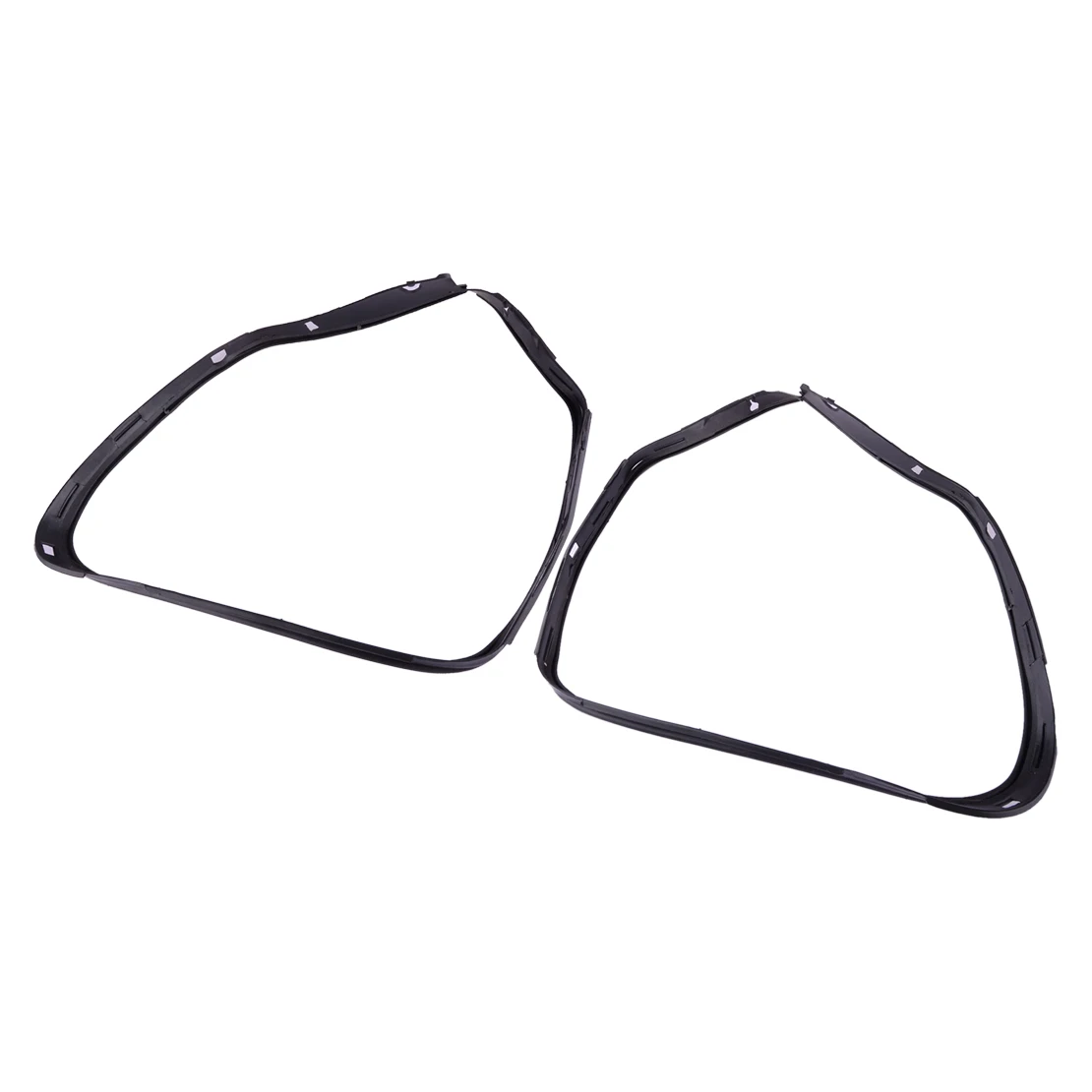 

1 Pair Car Front Left & Right Headlight Seal Trim Strip Gasket Black Rubber Fit for Porsche Cayenne 2011 2012 2013 2014