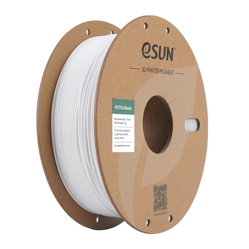 eSUN Basic PETG 3D-filament 1,75 mm 1KG 2,2LBS Hoge taaiheid 3D-printerfilamenten PETG Basic voor Bambu Lab 3D-printmaterialen