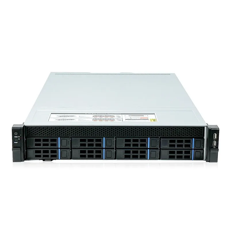 2U Server Chassis 8/12-Bay Hot-Swap - E-ATX, 12Gb SAS Backplane, 7 Half-Height PCIe Slots, 8038 Fans for Data Center