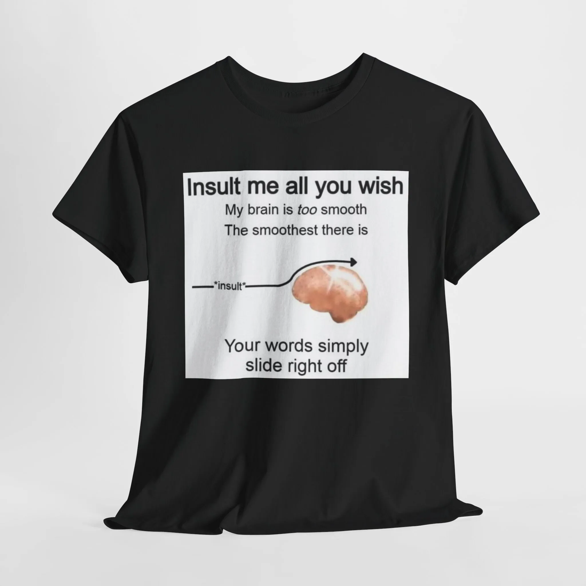 Insult Me Male Or Female Cotton T Shirt 6 Colors Available Funny Parody Meme