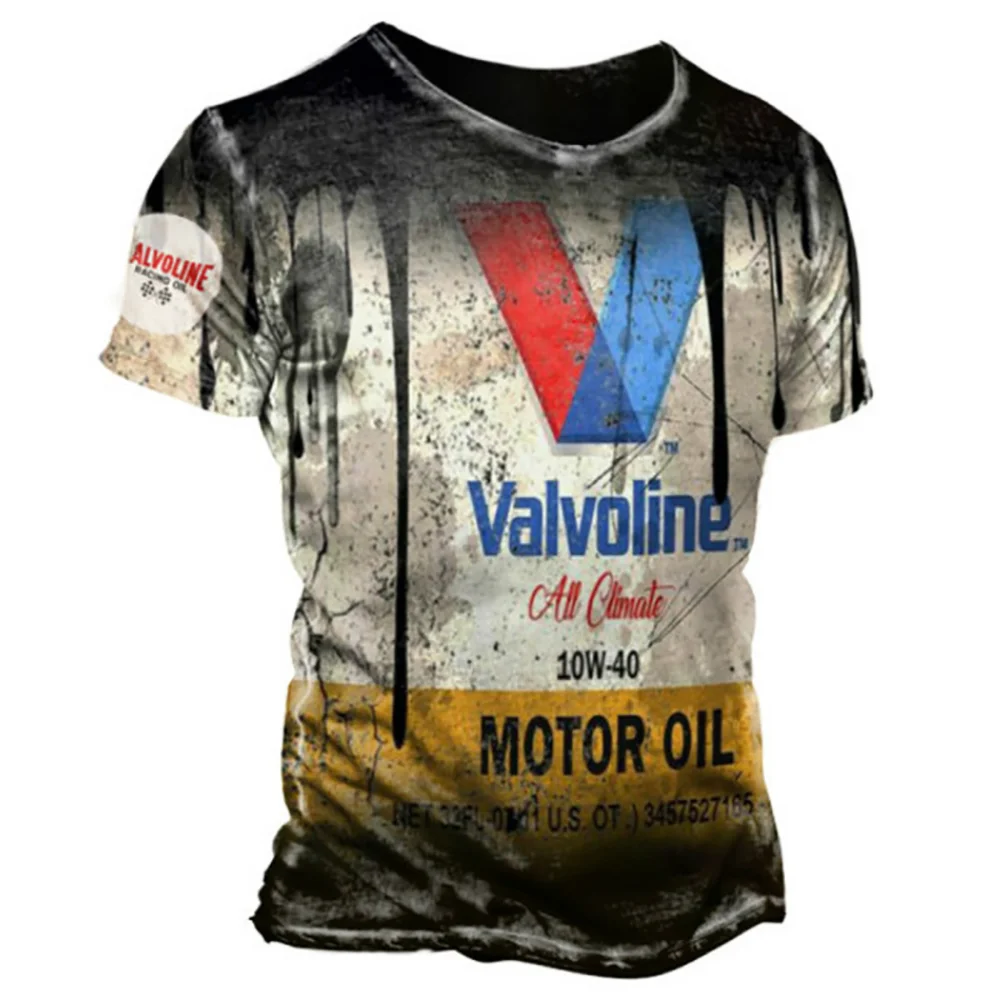 

New Classic Retro Fashion 3D Harajuku Print Men's Personality Street Cool Hip Hop Round Neck Short Sleeve T-shirts Tops Clothing