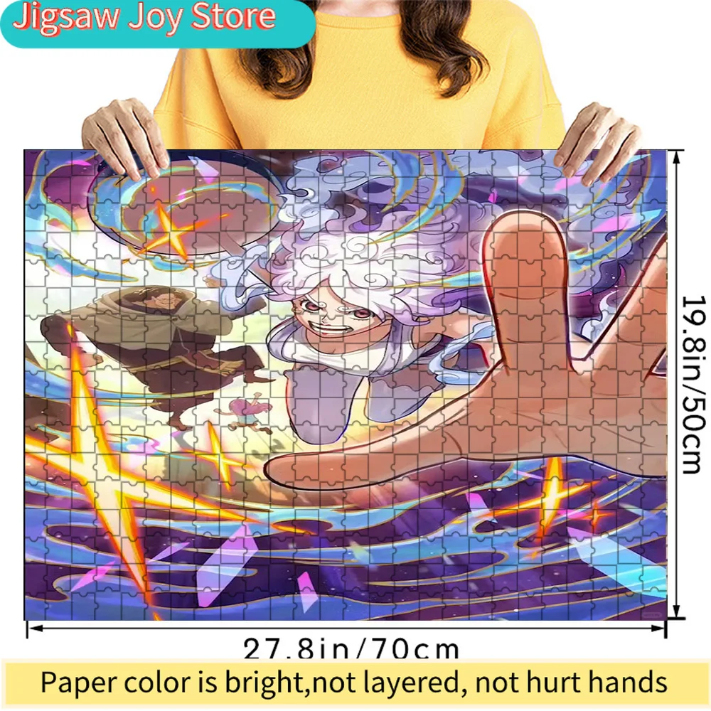 

Коллекционный пазл One Piece: Луффи, Гир 5, Ника, Эпическая битва, Яркое аниме-изображение, Подарок для снятия стресса