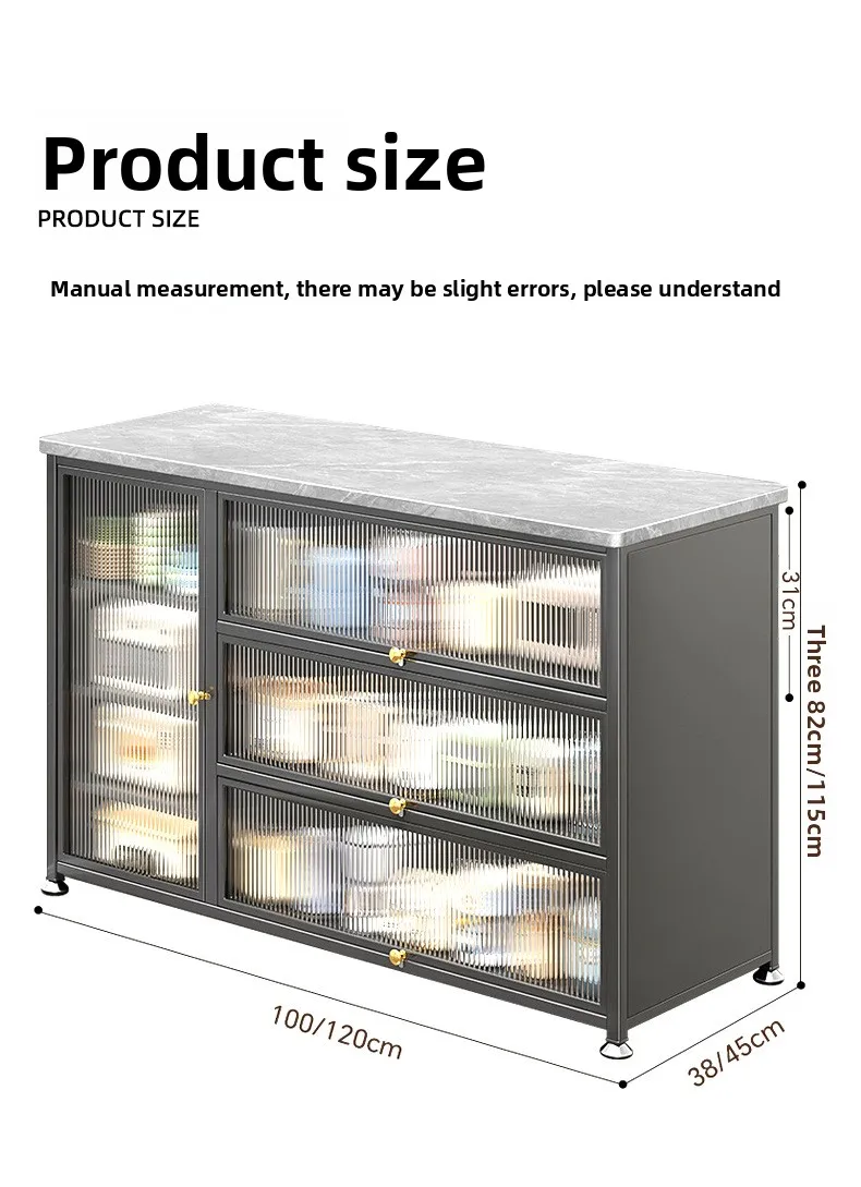 Slate kitchen locker locker floor-to-ceiling household dining side bowl cabinet integrated with wall multi-functional storage