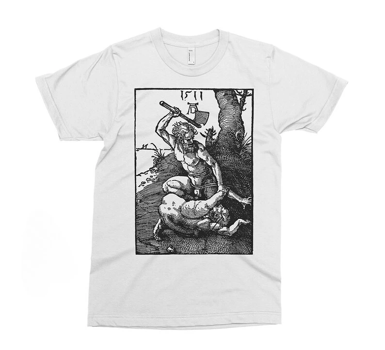 

Cairn Kills Abel Albrecht Durer T-shirt TeeDurer Art Woodcut Apocalypse Engraving Dore Art Aesthetics Street Short-sleeved Tops