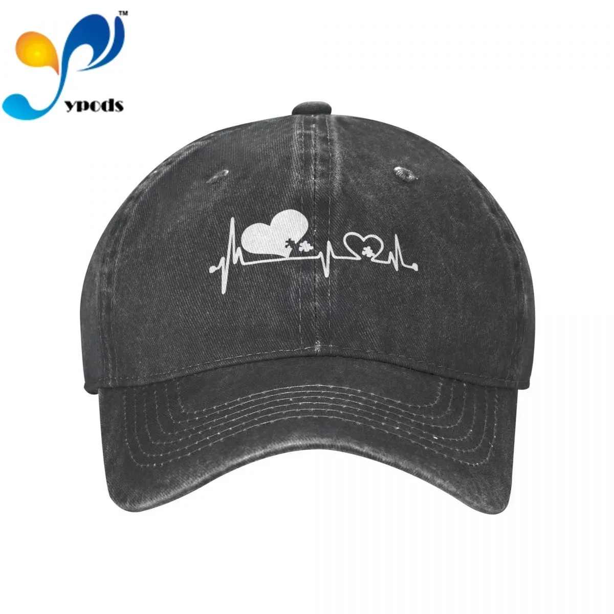 

Autism Lifeline Denim Baseball cap Snapback Hats Autumn Summer Hat for Men Women Caps Casquette hats