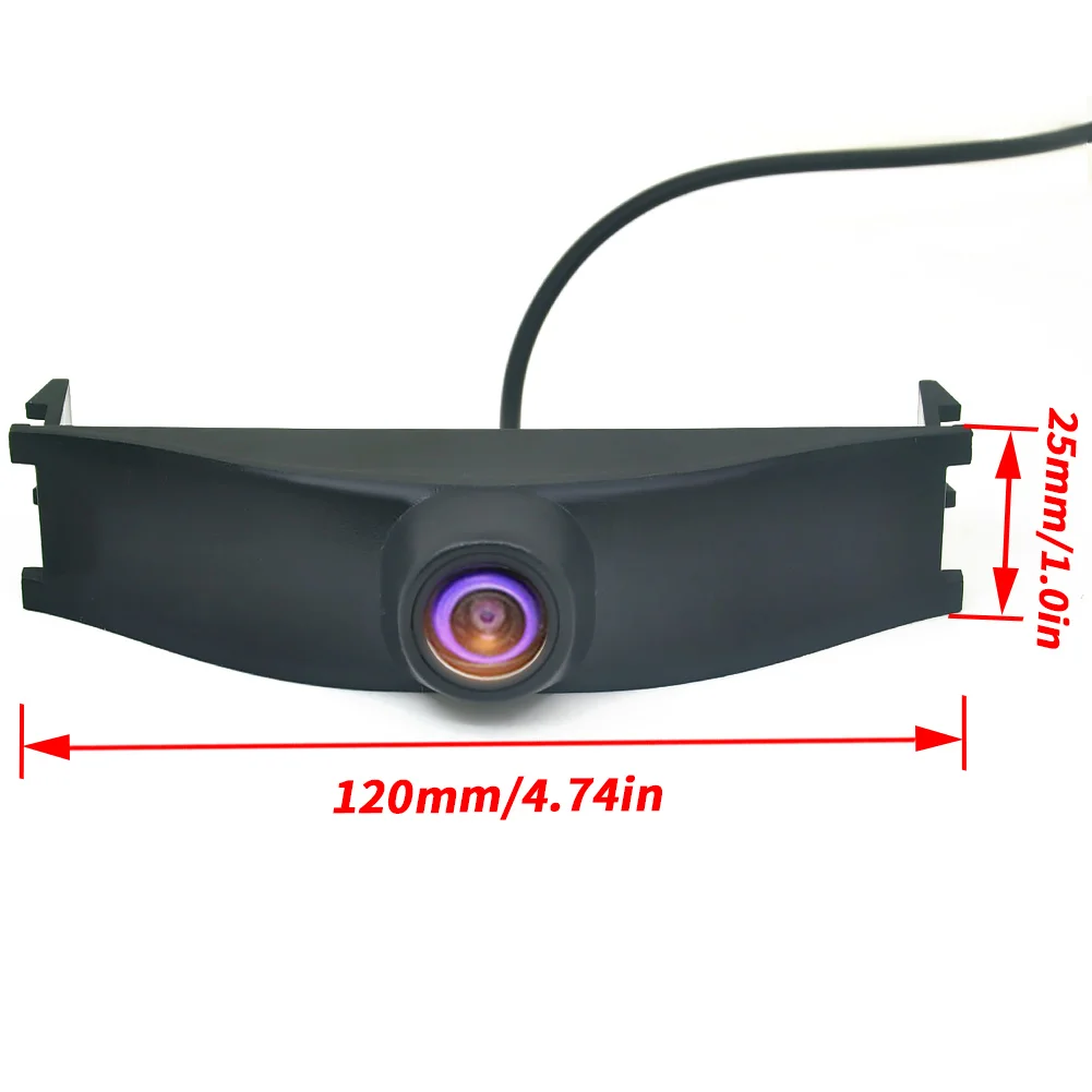 170° AHD CVBS CCD 1080P Vehicle Fisheye Night Vision Car LOGO Parking Front View Camera for Peugeot 3008 T8 Facelift 2013-2016