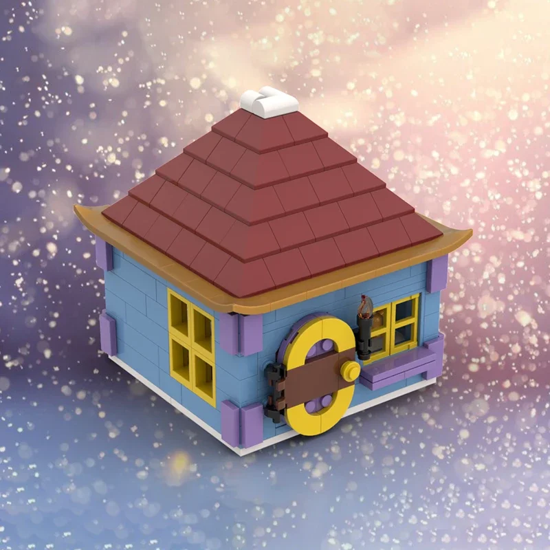 NEW Moc Building Blocks Bright Arctic Elf House Technology Modular Bricks Model  Gifts Christmas Toys DIY Sets Assembly