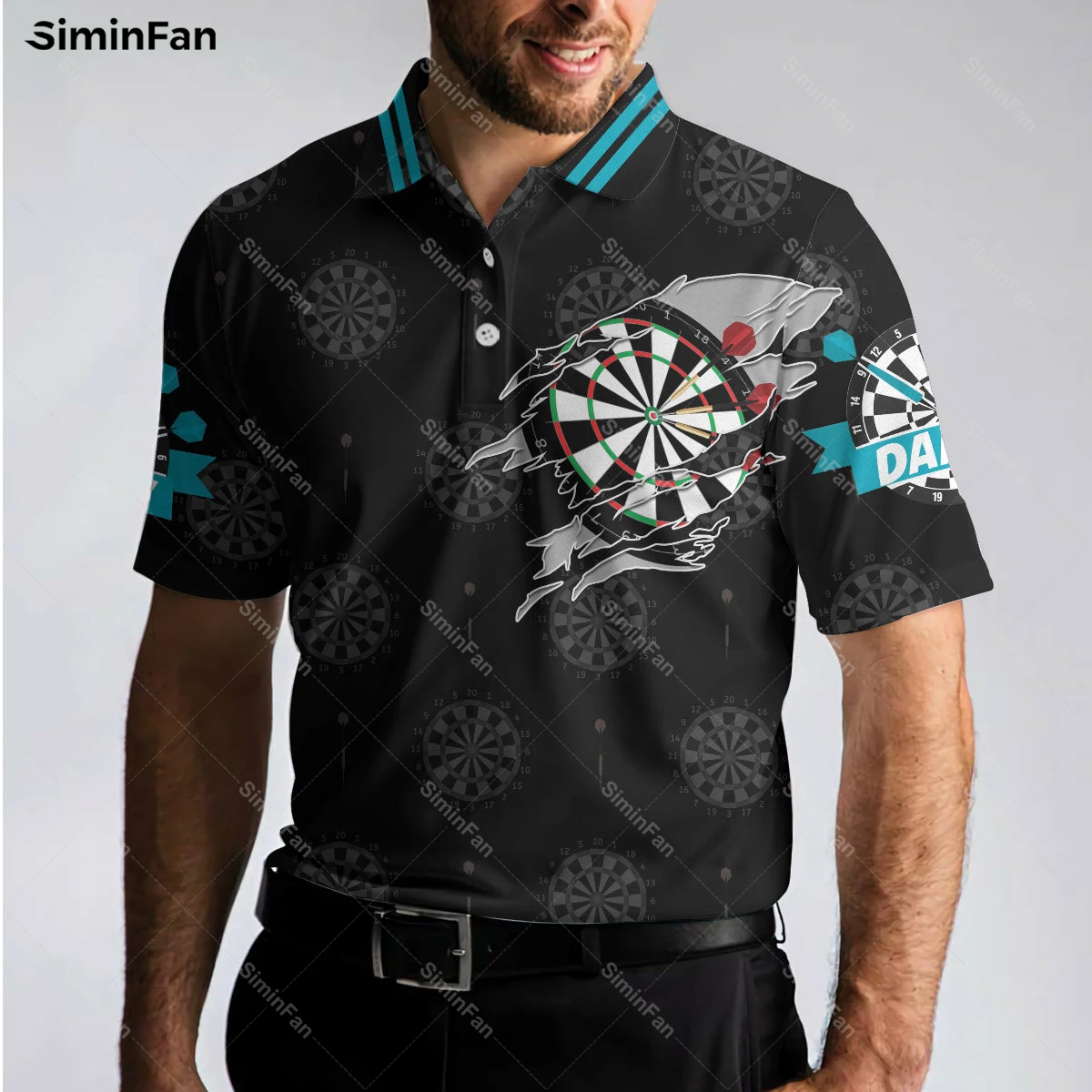 Play Darts Drink Beer 3D Full Printed Polo Shirts Tennis Tshirt Men Female Casual Tops Summer Tees Unisex Fashion Streetwear 02