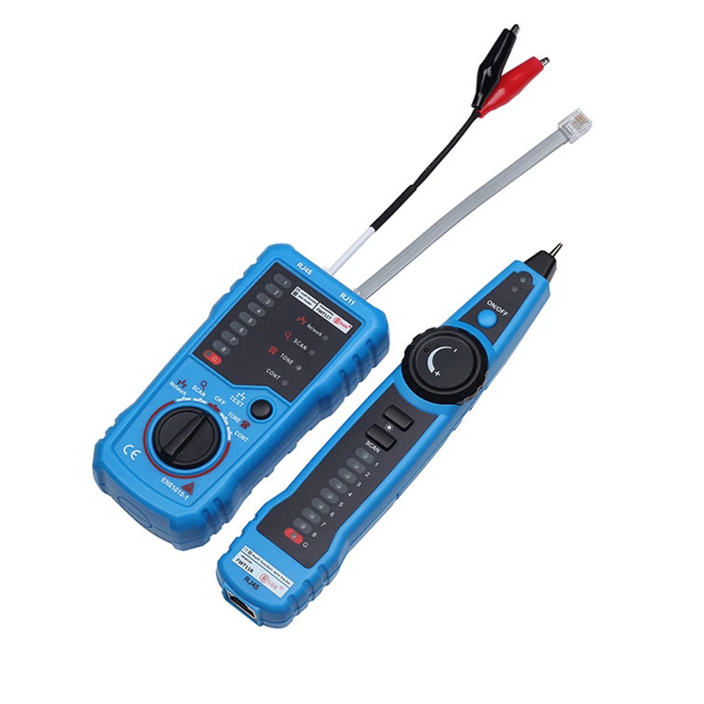 RJ11 RJ45 Cat5 Cat6 Telephone Wire Tracker Tracer Toner Ethernet LAN Network Cable Tester Detector Line Finder