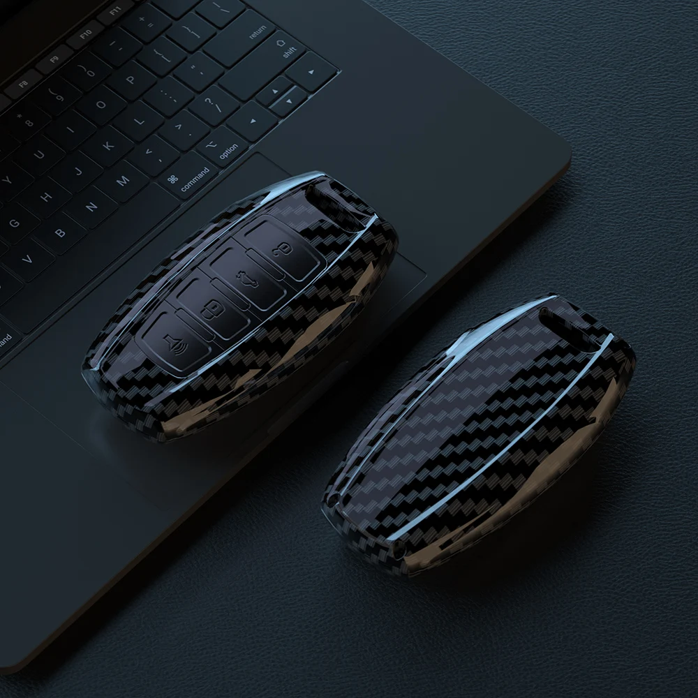 Auto Kohle faser Schlüssel etui für große Wand haval h1 h4 h6 h7 h9 f5 h2s c30 gmw jolion 2016-2019 Auto Innendekoration liefert