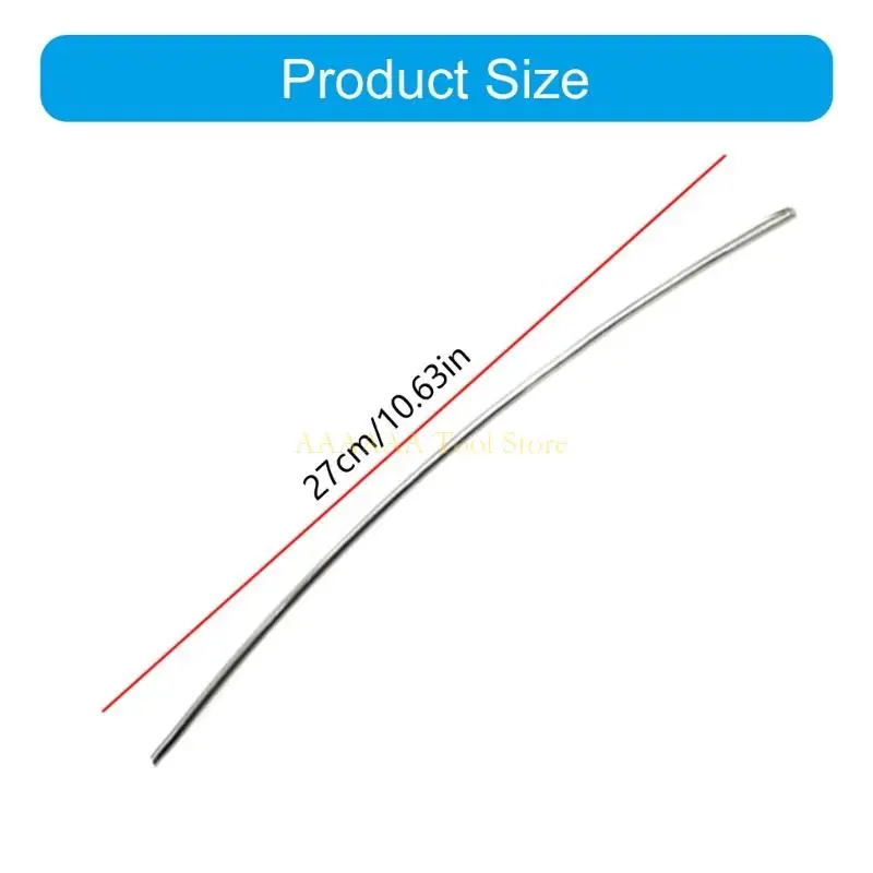 A2BE Professional 3mm Thick Steel Trimmer Rope 10PCS for Hard Vegetation