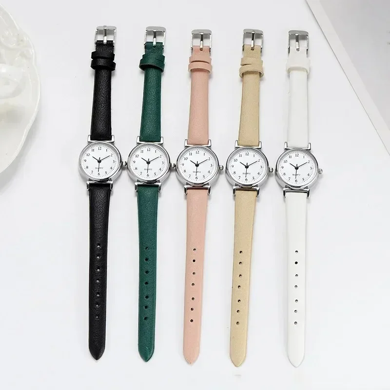 Fashion Small Dial Women's Watch Casual Leather Band Ladies Quartz Wristwatches ladies watch