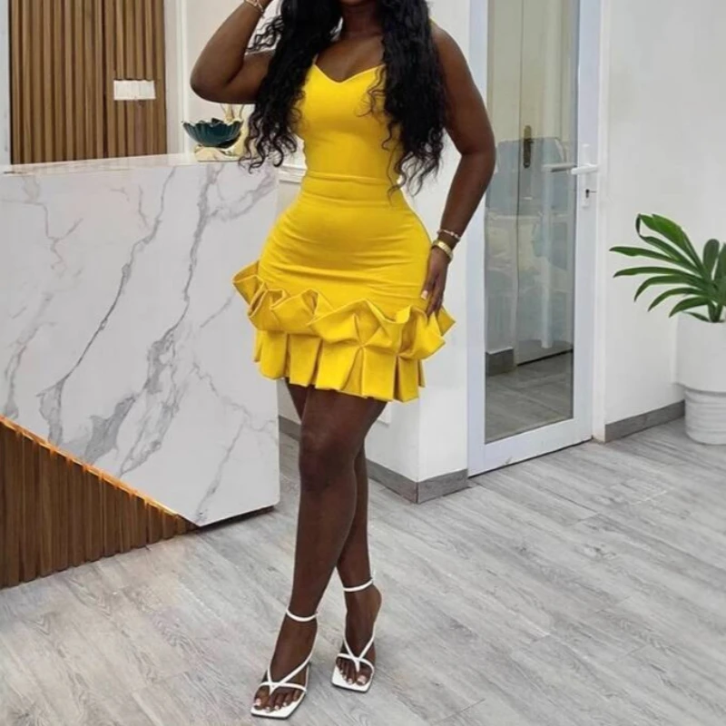 

Women Backless Dresses A Line Solid Dress Mini Lenth Strapless Sleeveless Waist Cinch Slim Fit Party Sexy Elegant 2026 Summer