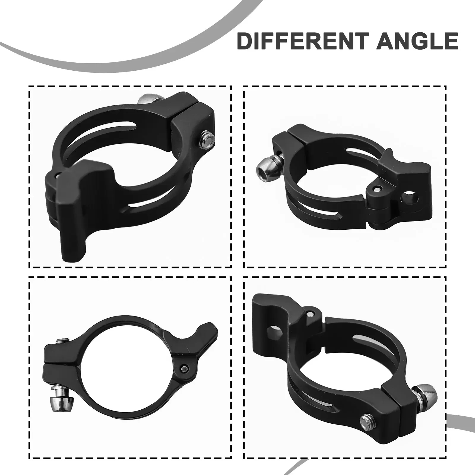 

Front Alloy Aluminum Band Parts Replacement Sports 31.8/34.9mm Accessories Bike Clamp Derailleur Aluminum Alloy