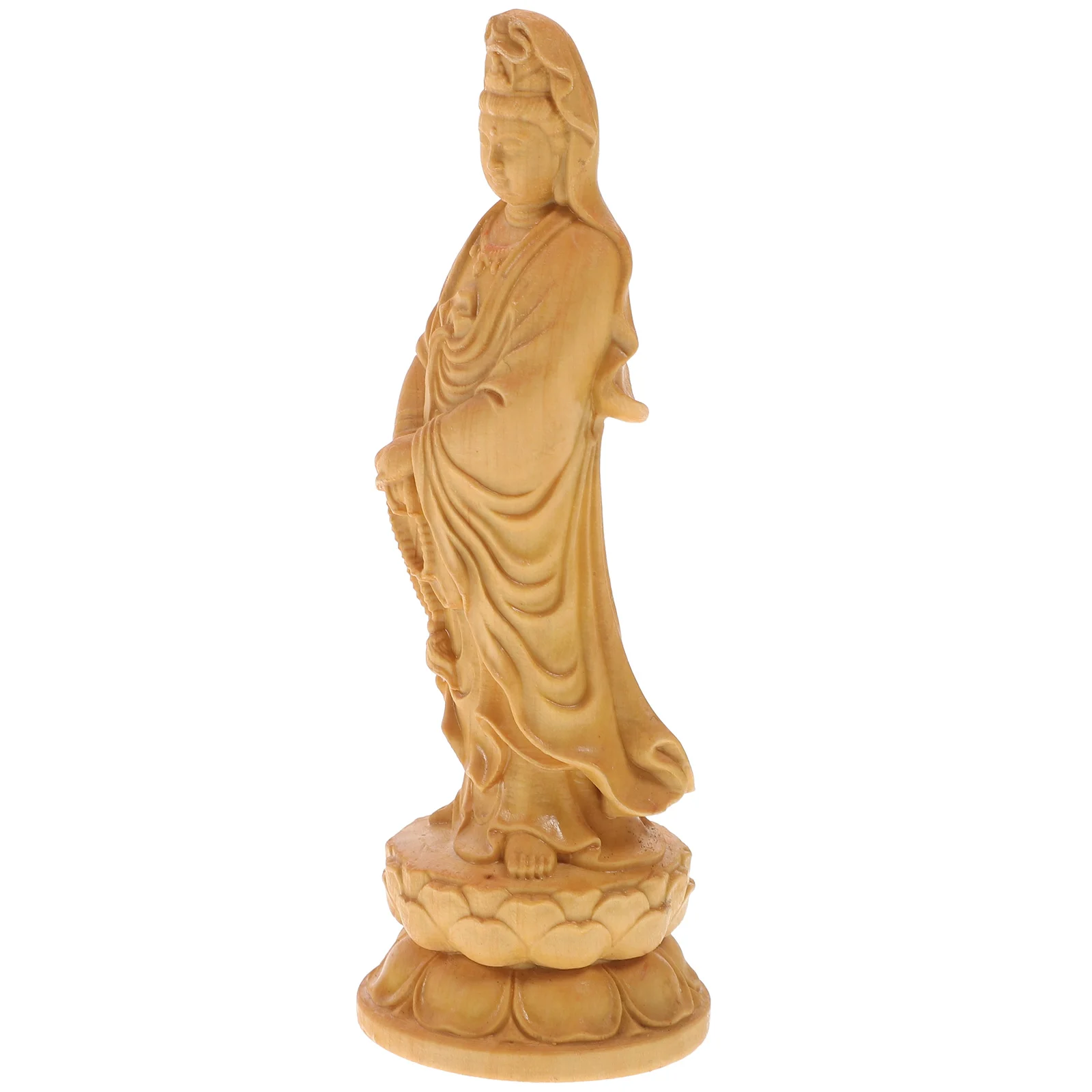 Goddess of Compassion Statue Figure Ornament Quan Yin for Sacrificing Vintage Buddha Guan