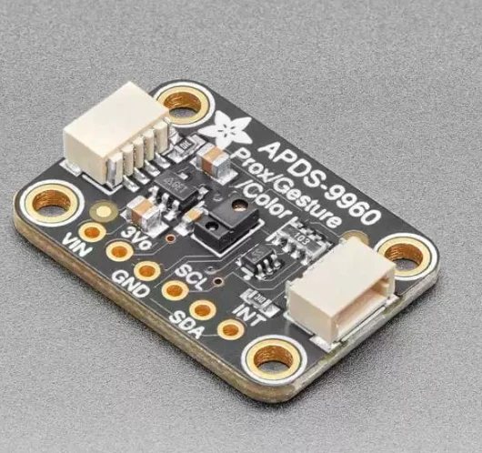 placa-de-conexao-para-sensor-de-proximidade-luz-rgb-e-gestos-apds9960-compativel-com-stemma-qt-qwiic-para-arduino-e-raspberry-pi