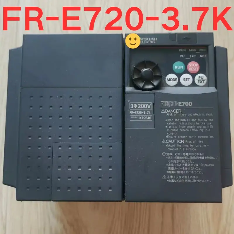 

Second-hand test OK,frequency converter FR-E720-3.7K