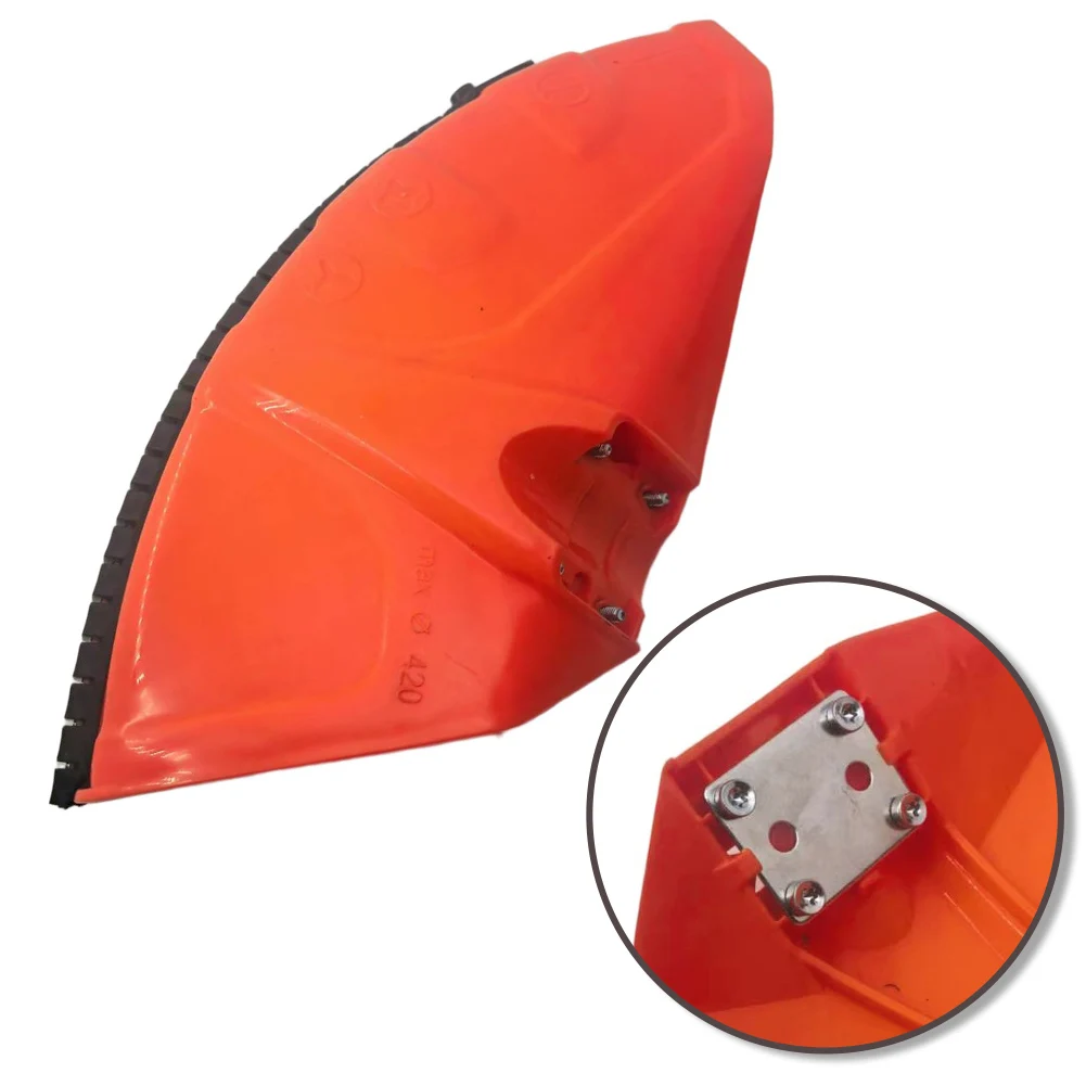 Per i modelli di trimmer Kit di protezione per installazione facile Protezione per decespugliatore per rifilatura esterna Protezione per detriti Protezione per tagliare l'erba