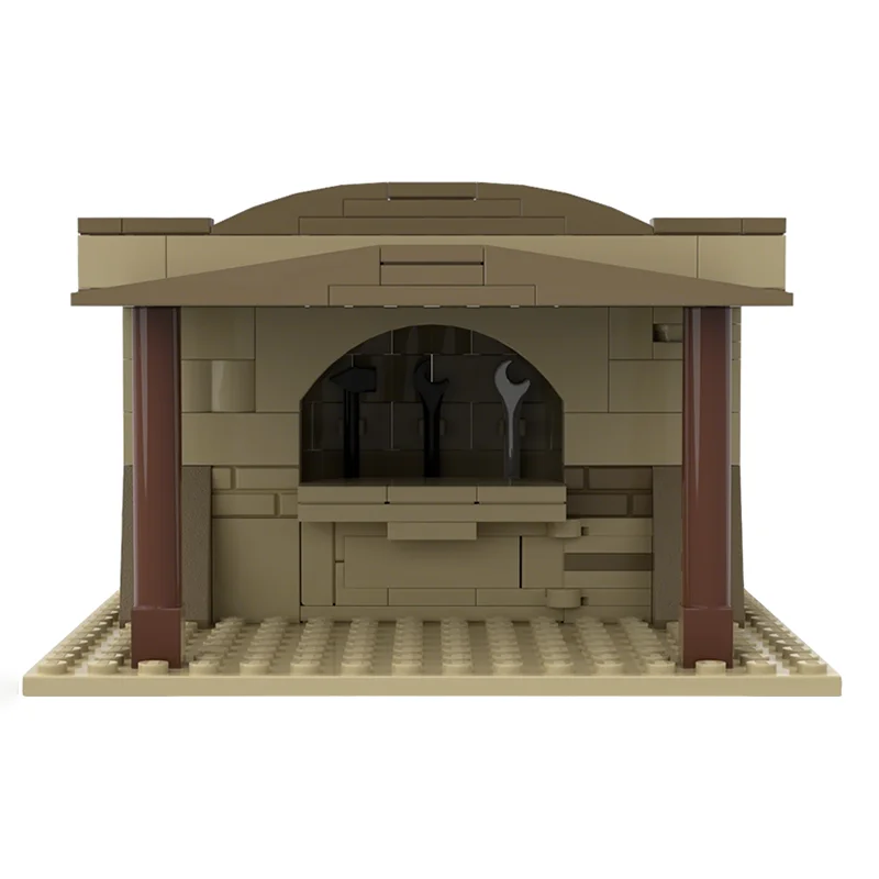 113pcs MOC Tatooine Market Tools Stand Star Battle Model Toys Building Christmas Gift Blocks Construction DIY Creative Idea