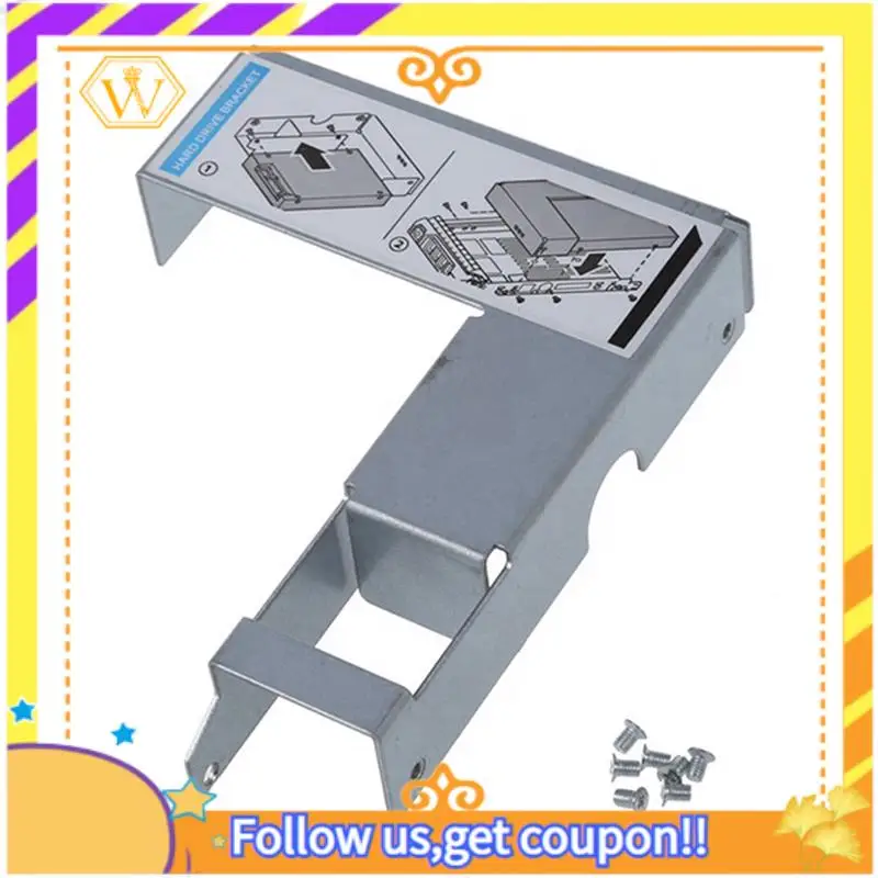 A01K-20Pcs 3,5 Zoll Bis 2,5 Zoll HDD Halterung Fach Caddy Für DELL R420 R430 R510 R520 T620 R710 R720 R730 9W8C4 Konverter Adapter