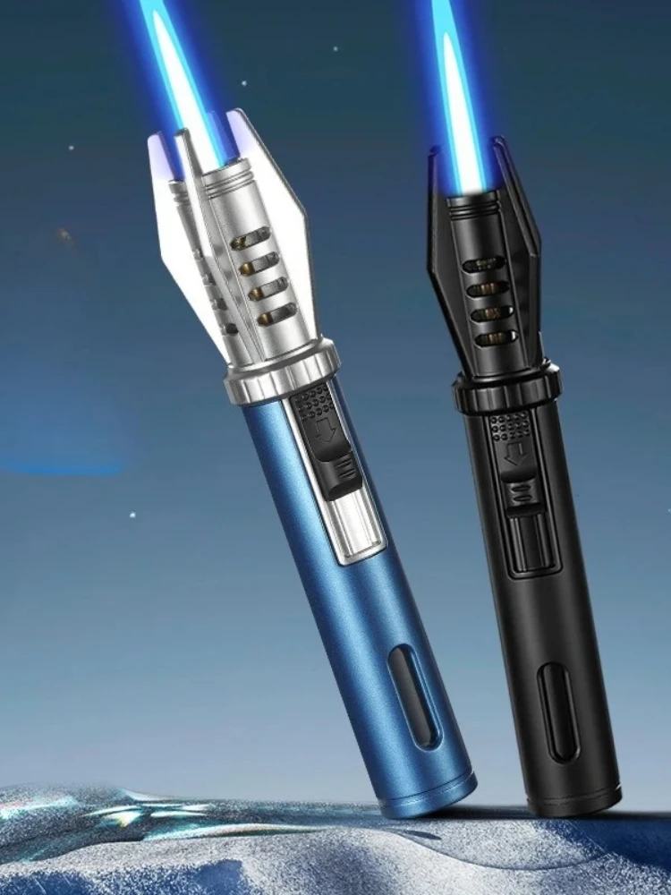 Briquet de torche de soudage Portable à haute température, corps en alliage, éclairage de cigares, Barbecue, allumeur portatif de Camping, gonflable