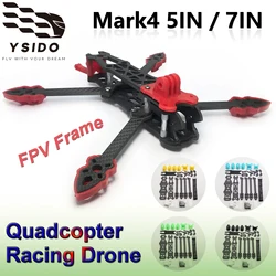 Mark4 5 inç FPV Karbon Fiber Çerçeve 225mm Dingil Mesafesi 5mm kol Serbest Stil Uzun Menzilli Çerçeve RC Quadcopter yarış drone