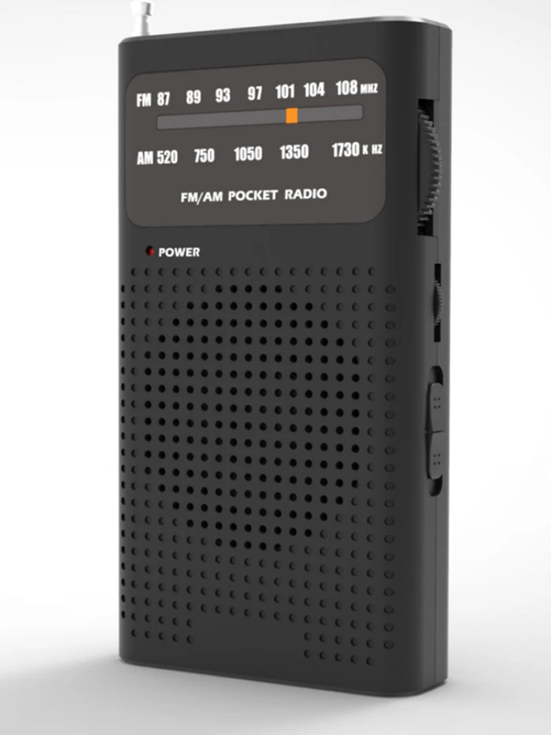 Pocket Miniradio Sterk Signaal Multifunctionl Ingebouwde Luidspreker Volledige Band Am/Fm 2-Band Stereo Draagbare Radio voor Oudere