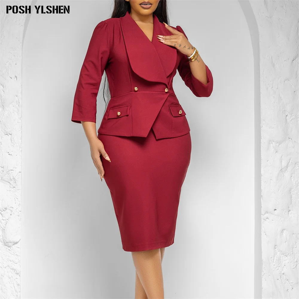 

New African Dresses for Women Dashiki Robe Africaine Femme 2025 Ankara African Clothes Slim V-neck Evening Long Dress Clothing