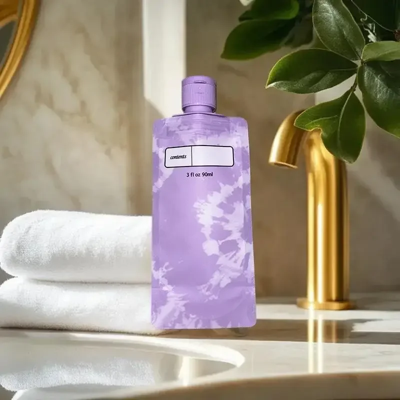 3/6PCS 90ml Travel Empty Lotion Dispensing Bags Reusable Liquid LeakProofบีบกระเป๋าแชมพูเครื่องสําอางค์ขวด