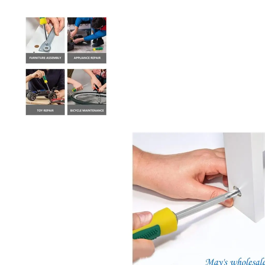 Head Screwdriver With Double Tip For Household And Electronic Repairs 448A