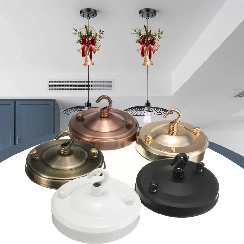 

Iron Metal Lamp Hook Home Decoration Industrial Chandelier Hook Ceiling Hook Light Base Ceiling Holder Light Fitting