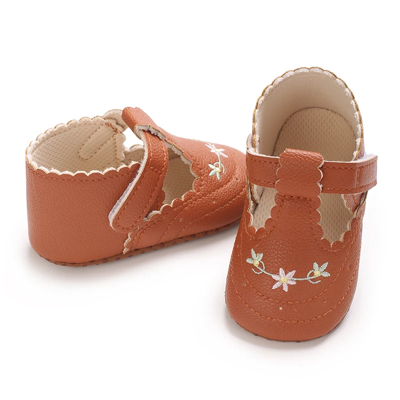 0-18M Baby Mädchen Prinzessin Schuhe Niedlich Gedruckt Weichen Stoff Unten Anti-rutsch Frühling und Herbst Prinzessin Schuhe erste Schritt Schuhe – Detail 32