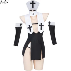 AniLV 2023 Women Convent Nun Dress Uniform Outfits Costumes Cosplay