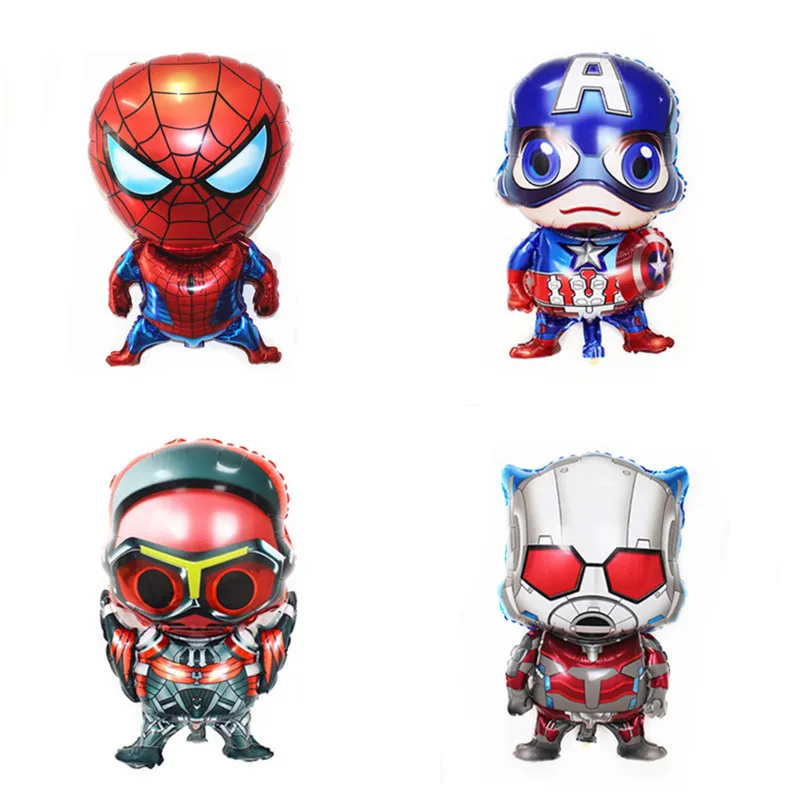 Disney Superhero Aluminum Film Balloon Spiderman Birthday Party Decoration Balloon