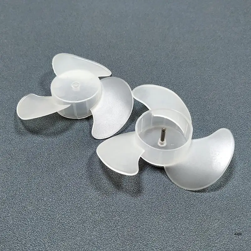 Plastic Fan Blade, 3 Leaves Plastic Fan Blade Replacement Three Leaves Electric Fan Blades for Hairdryer Motor