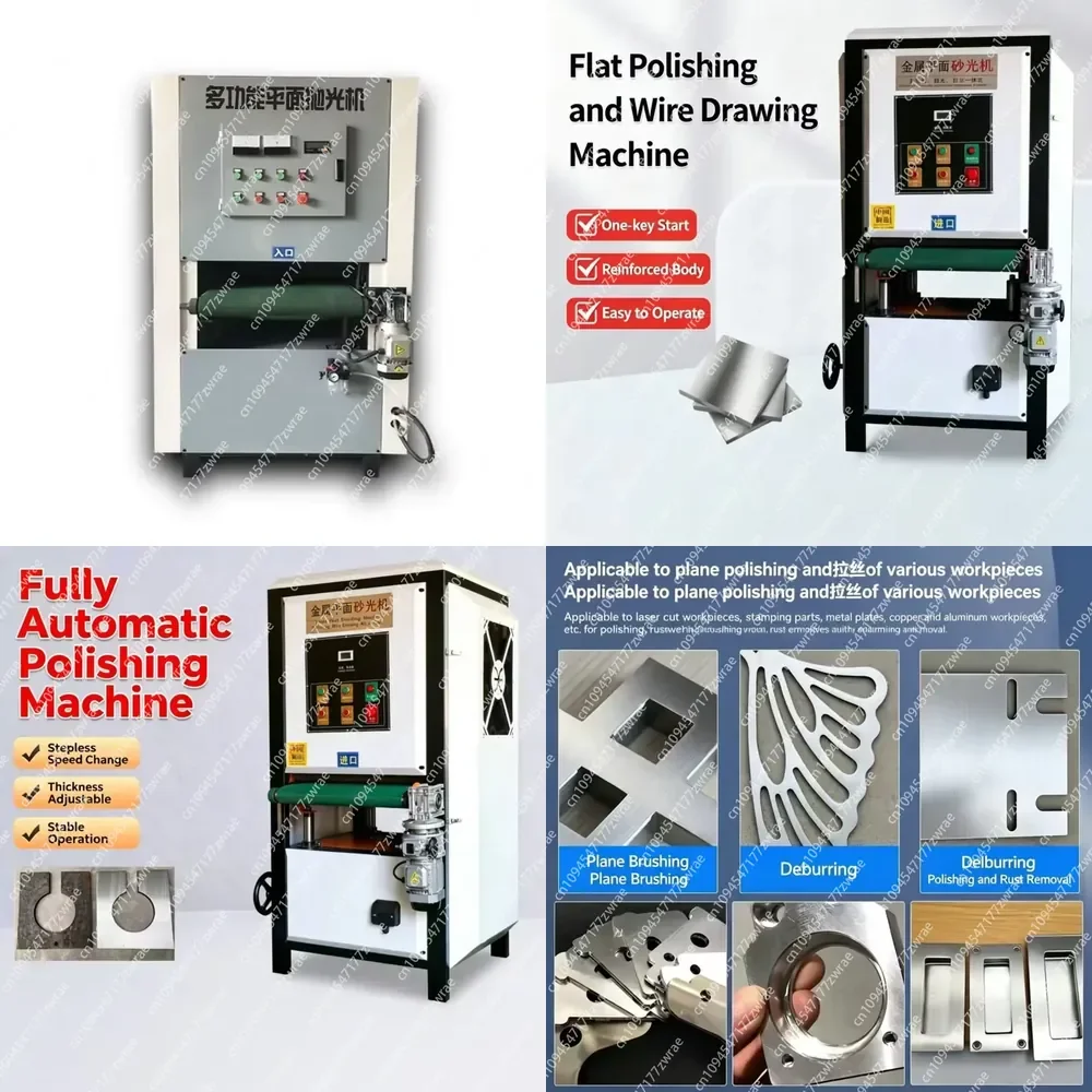 2026  NEW Factory Direct Flat Polishing Machine | Automatic Stainless Steel Sheet Polishing Deburring Brushing Equipment