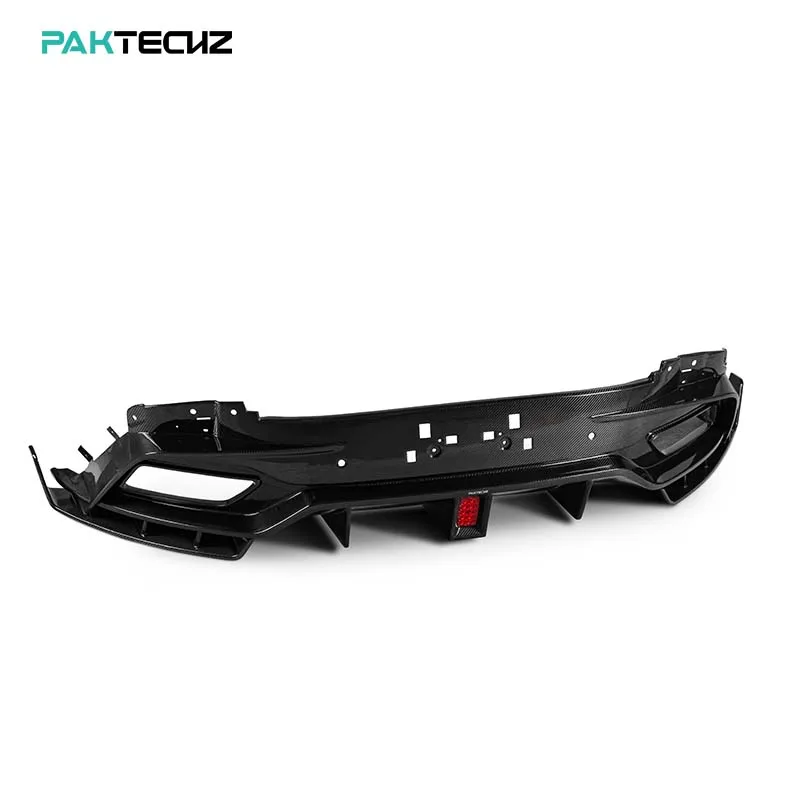 Paktechz Dry Carbon Fiber Body Kit Rear Bumper Lip Diffuser for Aston Martin DB11